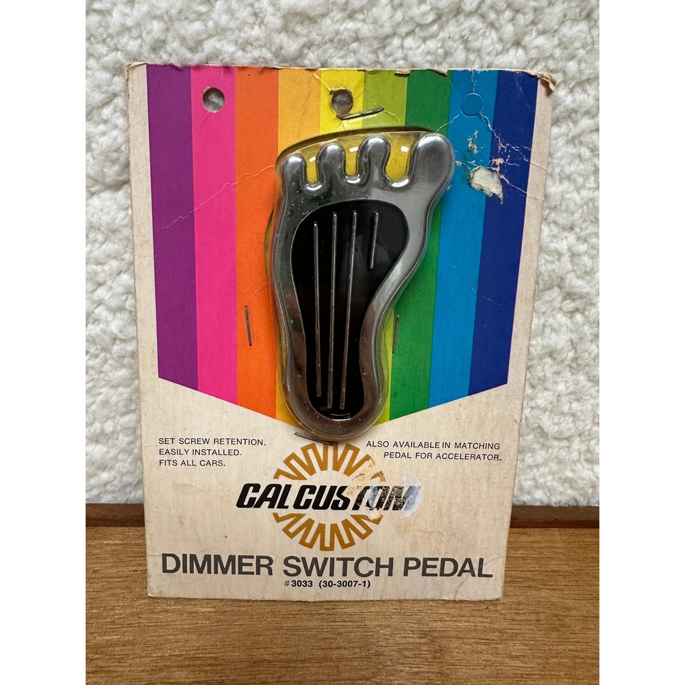 Cal Custom Dimmer Switch Pedal Barefoot Chrome Vintage 3033